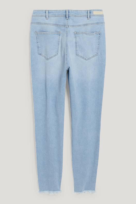 Rebaixes - CLOCKHOUSE - skinny jeans - high waist - texà blau clar