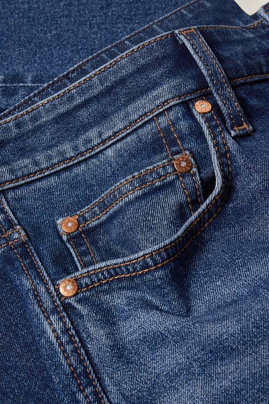 Bărbați - Tapered jeans - LYCRA® - denim-albastru închis