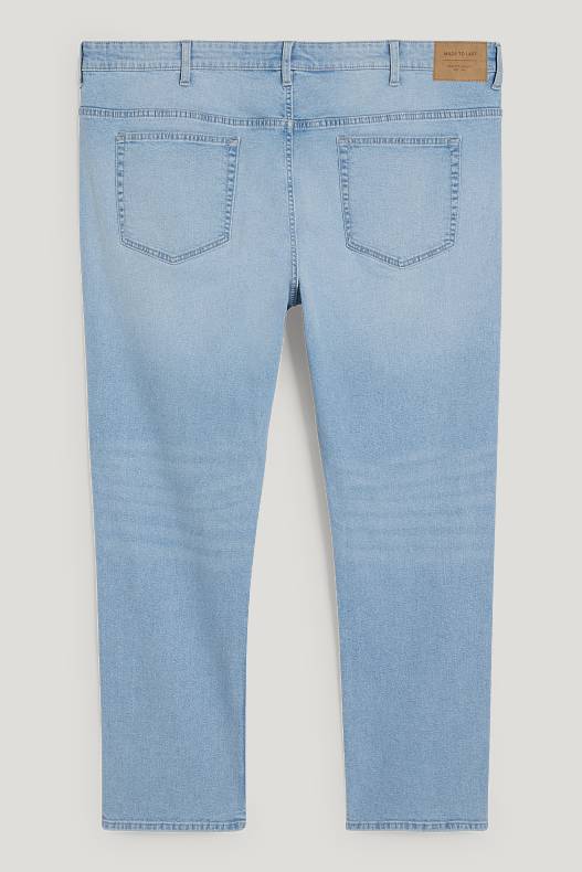 Rebaixes - Straight jeans - LYCRA® - texà blau clar