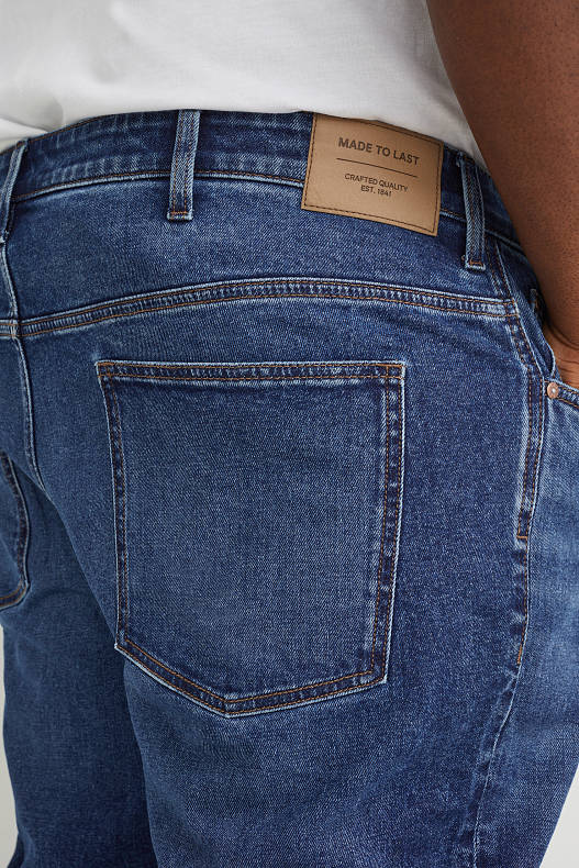Tendință - Straight jeans - LYCRA® - denim-albastru