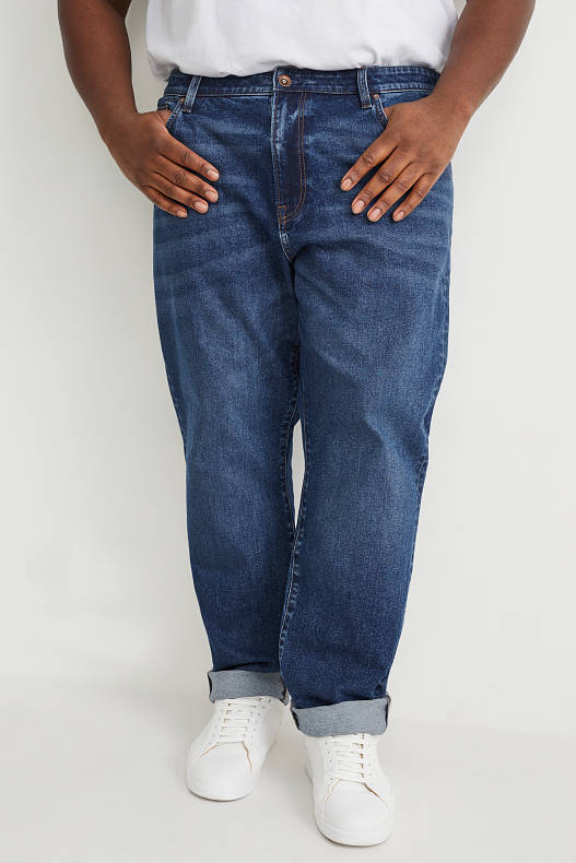 Tendință - Straight jeans - LYCRA® - denim-albastru