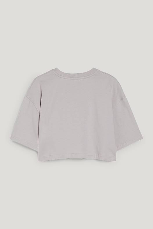 CLOCKHOUSE - CLOCKHOUSE - T-shirt court - gris clair chiné