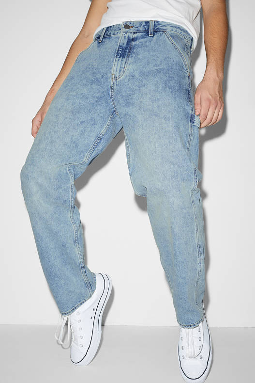Muži - Relaxed jeans - džíny - světle modré