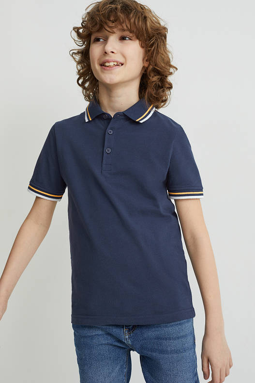 Bambini - Polo - blu scuro