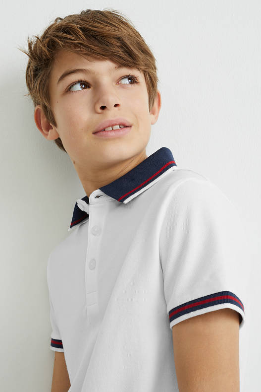 Infants - Polo - blanc