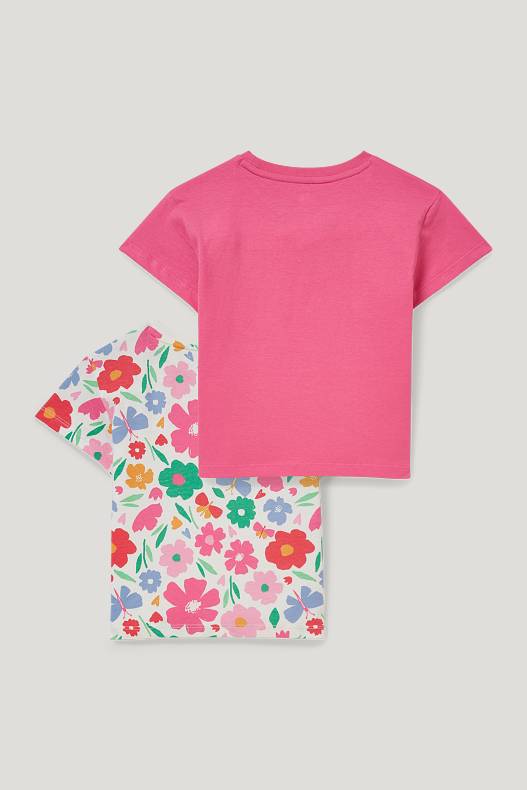 Copii - Multipack 2 buc. - tricou cu mânecă scurtă - roz