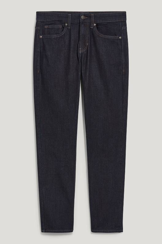 Muži - Slim jeans - LYCRA® - džíny - tmavomodré