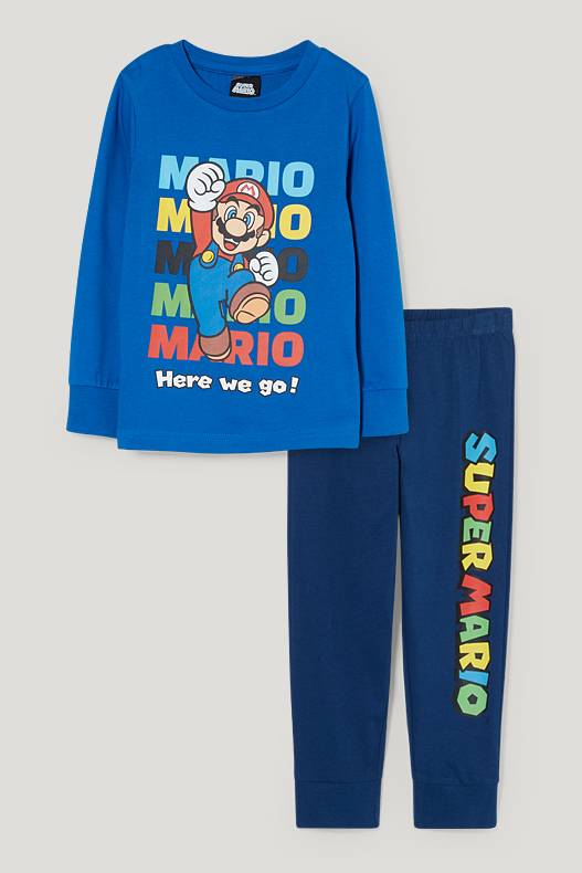 Infants - Super Mario - pijama - 2 peces - blau
