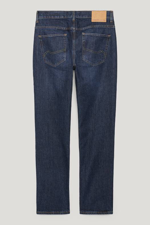 Muži - Straight jeans - džíny - tmavomodré