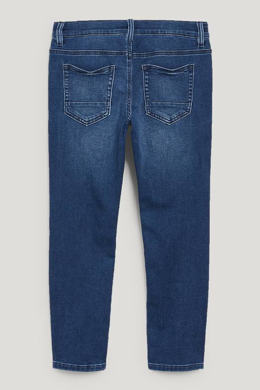 Tendință - Slim jeans - jog denim - albastru melanj