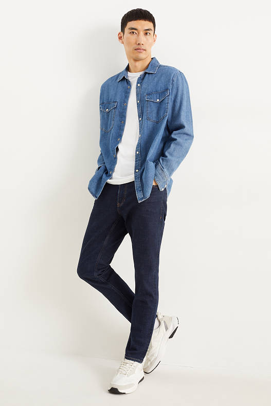 Homes - Slim tapered jeans - texà blau fosc