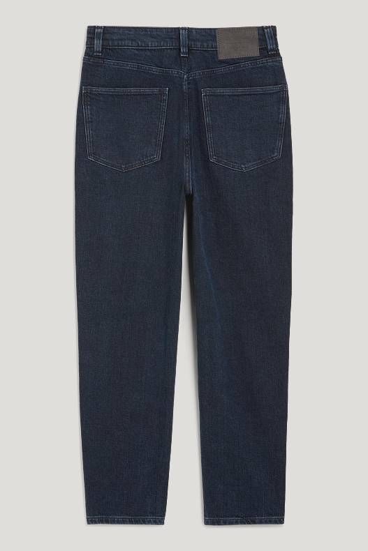Slevy - Mom jeans - high waist - LYCRA® - džíny - tmavomodré
