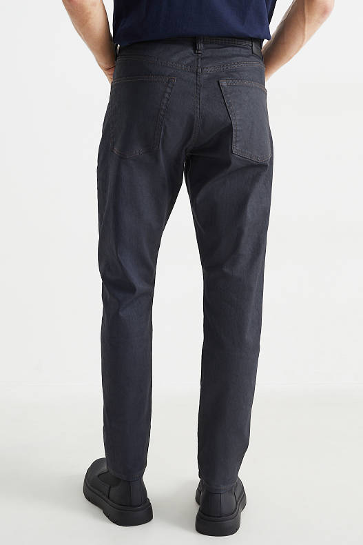 Uomo - Slim tapered jeans - blu scuro