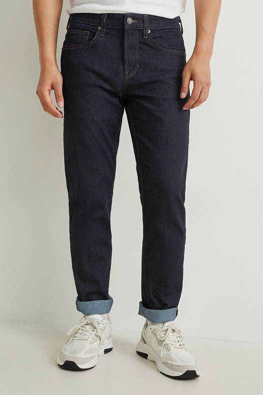 Bărbați - Slim jeans - LYCRA® - denim-albastru închis