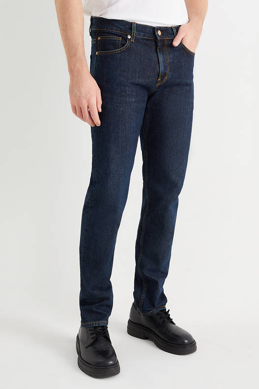 Muži - Straight jeans - džíny - tmavomodré