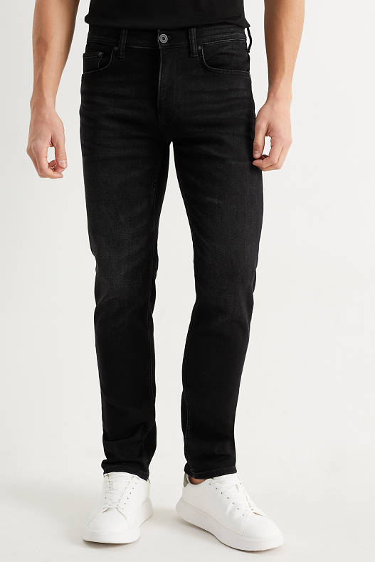 Bărbați - Slim jeans - Flex - jog denim - LYCRA® - negru