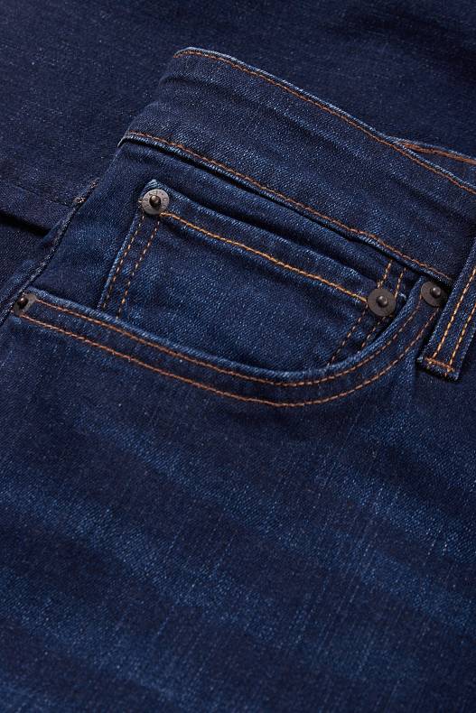 Muži - Slim tapered jeans - LYCRA® - džíny - modré