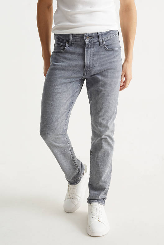Homme - Slim jean - LYCRA® - jean gris
