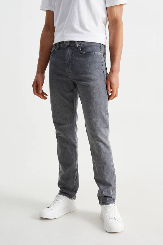 Homme - Straight jean - LYCRA® - jean gris