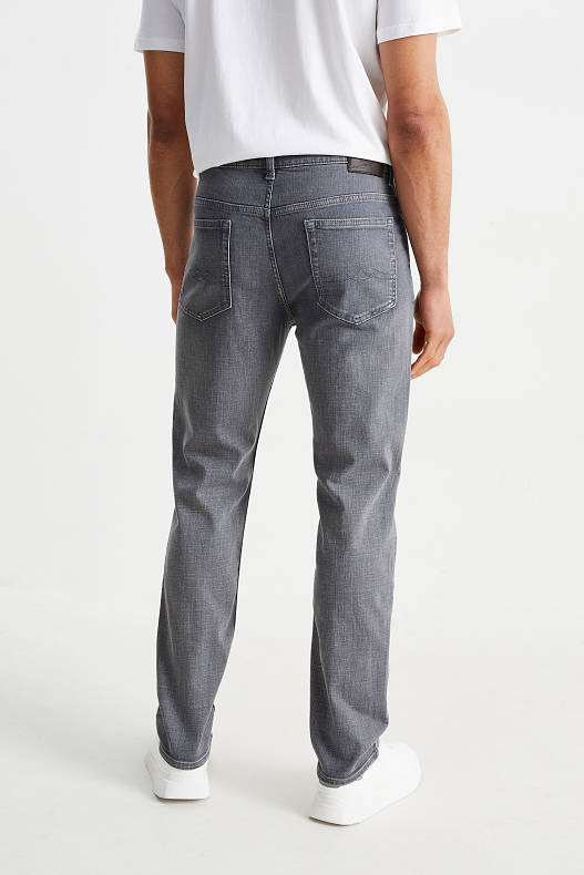 Muži - Straight jeans - LYCRA® - džíny - šedé