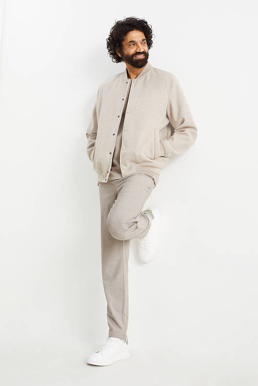 Homme - Chino - tapered fit - beige clair