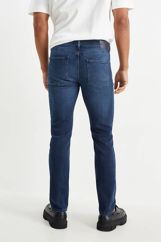 Muži - Premium Denim by C&A - slim jeans - LYCRA® - džíny - tmavomodré