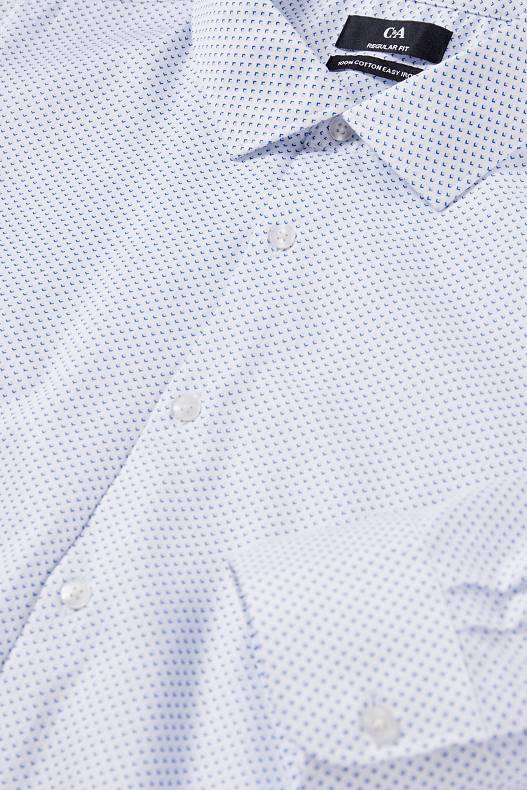 Tendència - Camisa - regular fit - cutaway - blau clar