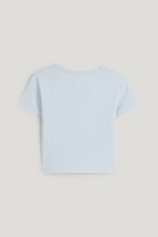 CLOCKHOUSE - CLOCKHOUSE - T-shirt court - bleu clair