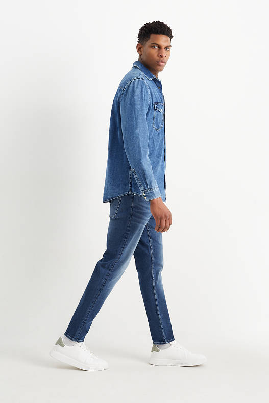 Bărbați - Slim tapered jeans - Flex- LYCRA® ADAPTIV - denim-albastru