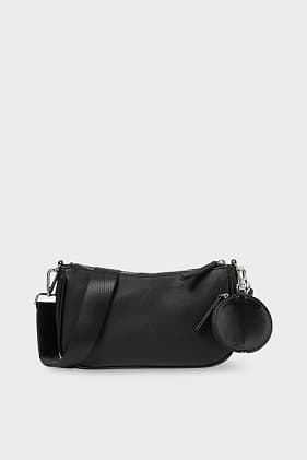 Shoulder bag - faux leather- 2 piece