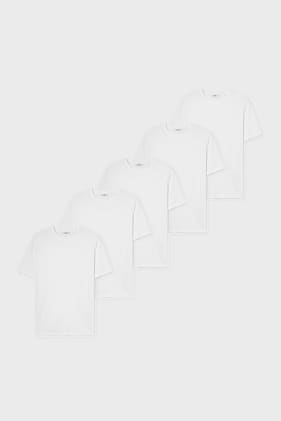 Lot de 5 - t-shirts - coton bio