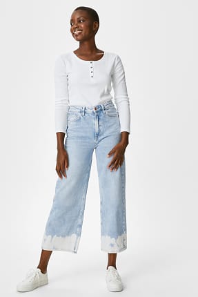 large leg jeans