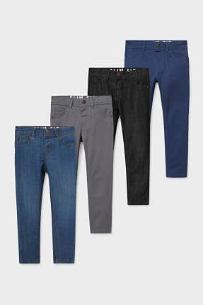 Multipack 4er - Jeans und Hose - Slim Fit