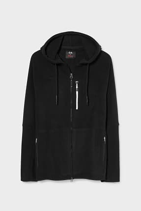 fleece black jacket