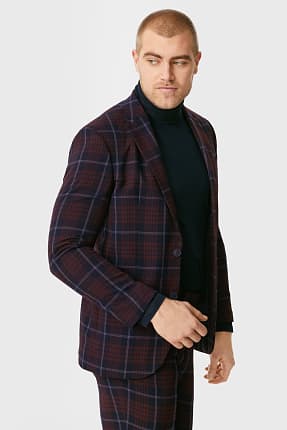 Mix-and-match tailored jacket - regular fit - stretch - check