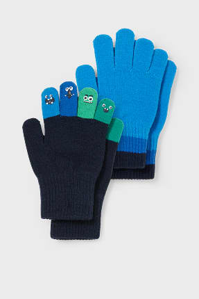 Kinder Mütze und Handschuhe Mario Kart Beige und Blau von 3 bis 9 Jahren Kinder Mütze und Handschuhe Mario Kart Beige und Blau von 3 bis 9 Jahren