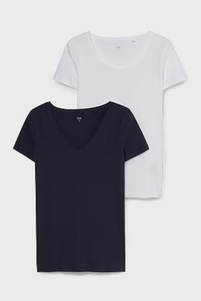 zwart basic shirt dames