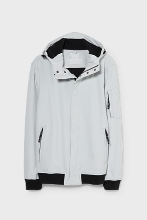 white jacket without hood