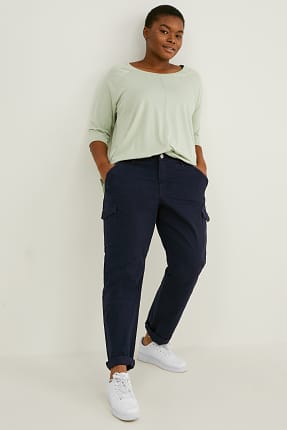 Koord broeken \u0026 jeans voor dames in de maat 48 in de uitverkoop| KLEDING.nl