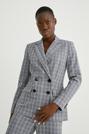 checked suit womens