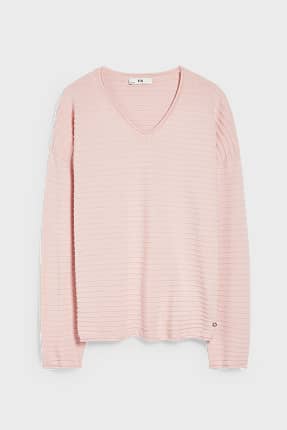 h and m sweater laced up front