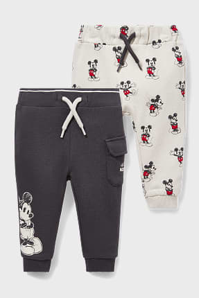 Pack de 2 - Mickey Mouse - pantalones de deporte para bebé