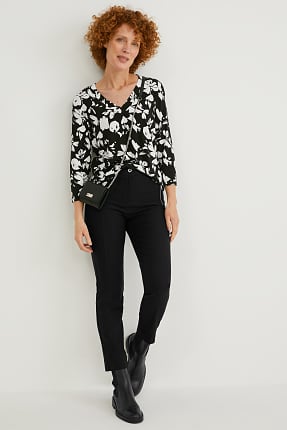 Zwarte broeken voor dames en heres onine kopen | C\u0026A