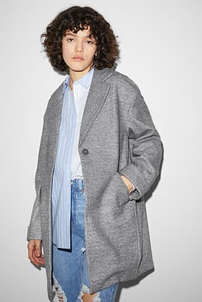 cheap grey coat