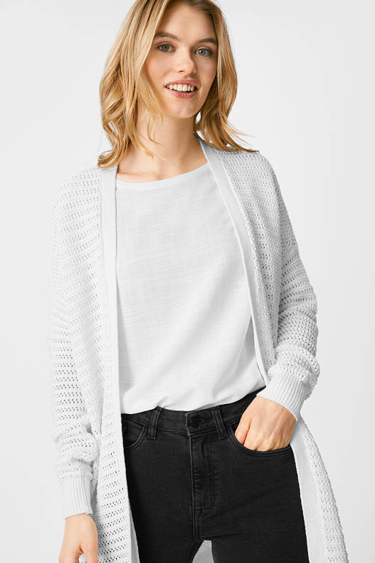 lipsy cable cardigan ivory