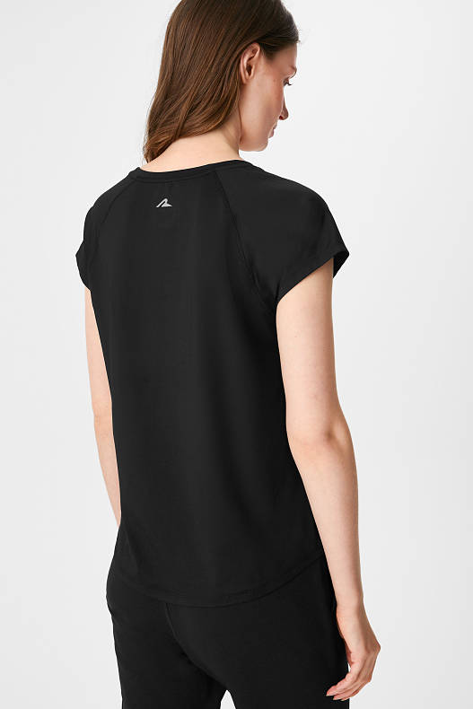Trend - T-shirt funkcyjny - z recyklowanego materiału - czarny