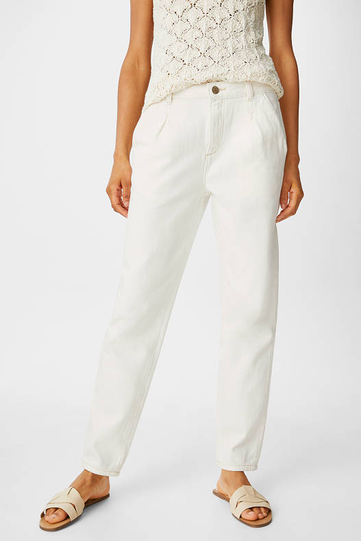 Femme - Straight tapered jeans - Cradle to Cradle Certified® Gold - blanc