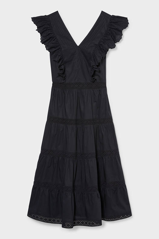 Trend - Sukienka - bawełna bio - czarny