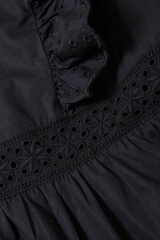 Trend - Sukienka - bawełna bio - czarny