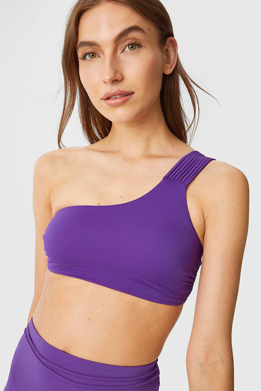Sale - Bikini-Top - wattiert - recycelt - violett